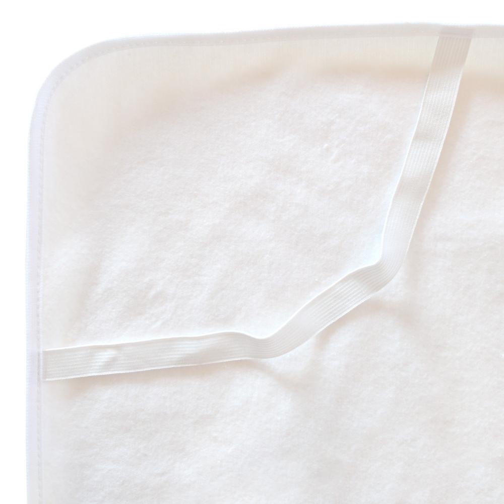 Alèse plate 140x190 cm ACHUA  - Molleton 100% coton 400 g/m2 , matelas 15cm à 23cm