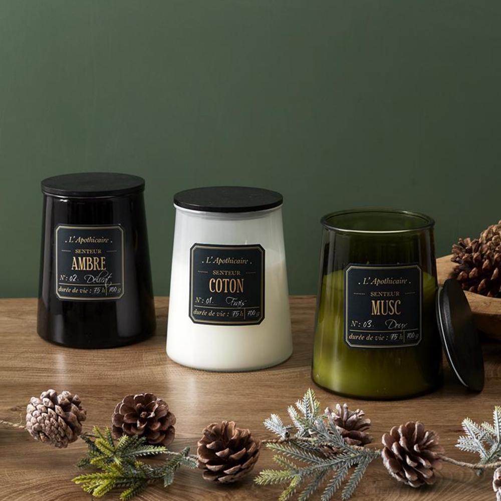 Bougie parfumée ALCHIMISTE senteur coton