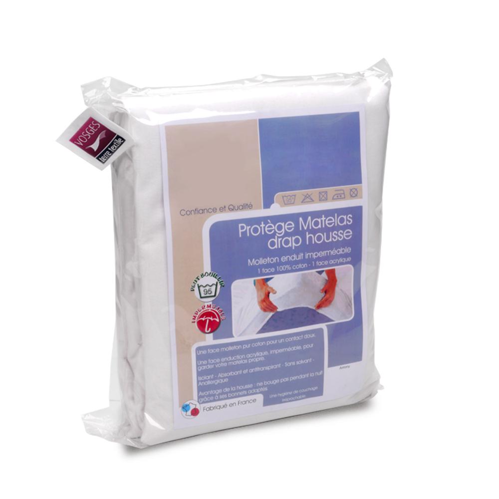 Protège matelas imperméable Antony 90x200 grand bonnet 30cm