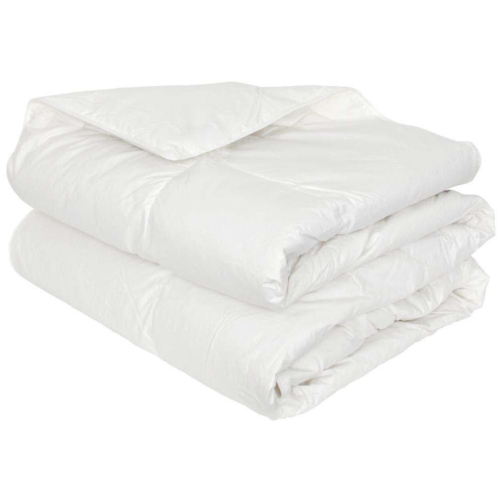 Couette tempérée 240x220 cm PLUMDOR garnissage naturel plumettes de canard 300 g/m2