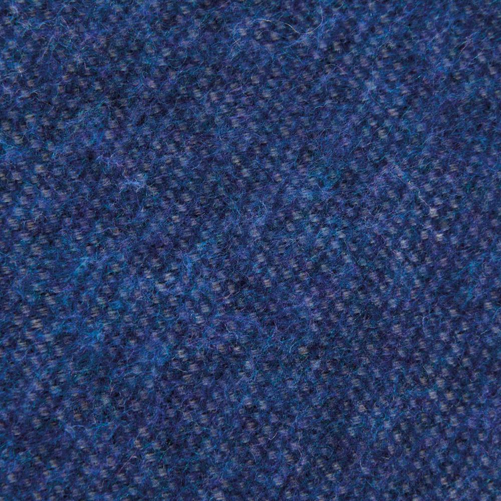 Couverture en laine mélangée 180x240 cm OSLOO bleu abysse