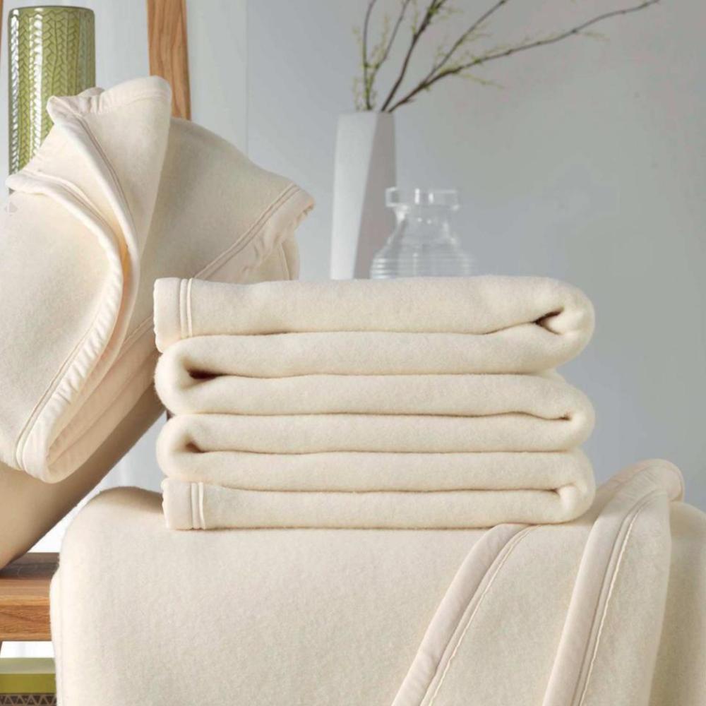 Couverture polaire 240x300 cm 100% Polyester 350 g/m2 TEDDY Jaune Miel