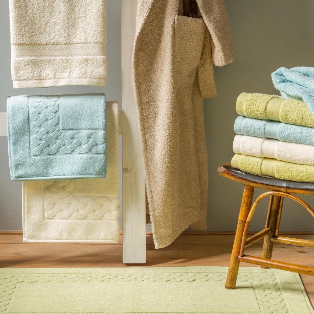 Drap de bain 100x150 cm ROYAL CRESENT Jaune Quartz 650 g/m2