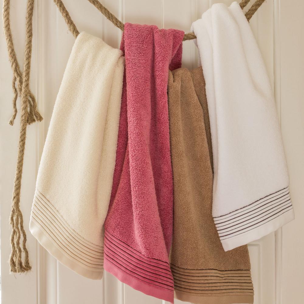 Drap de bain 100x150 cm JULIET Jaune 520 g/m2