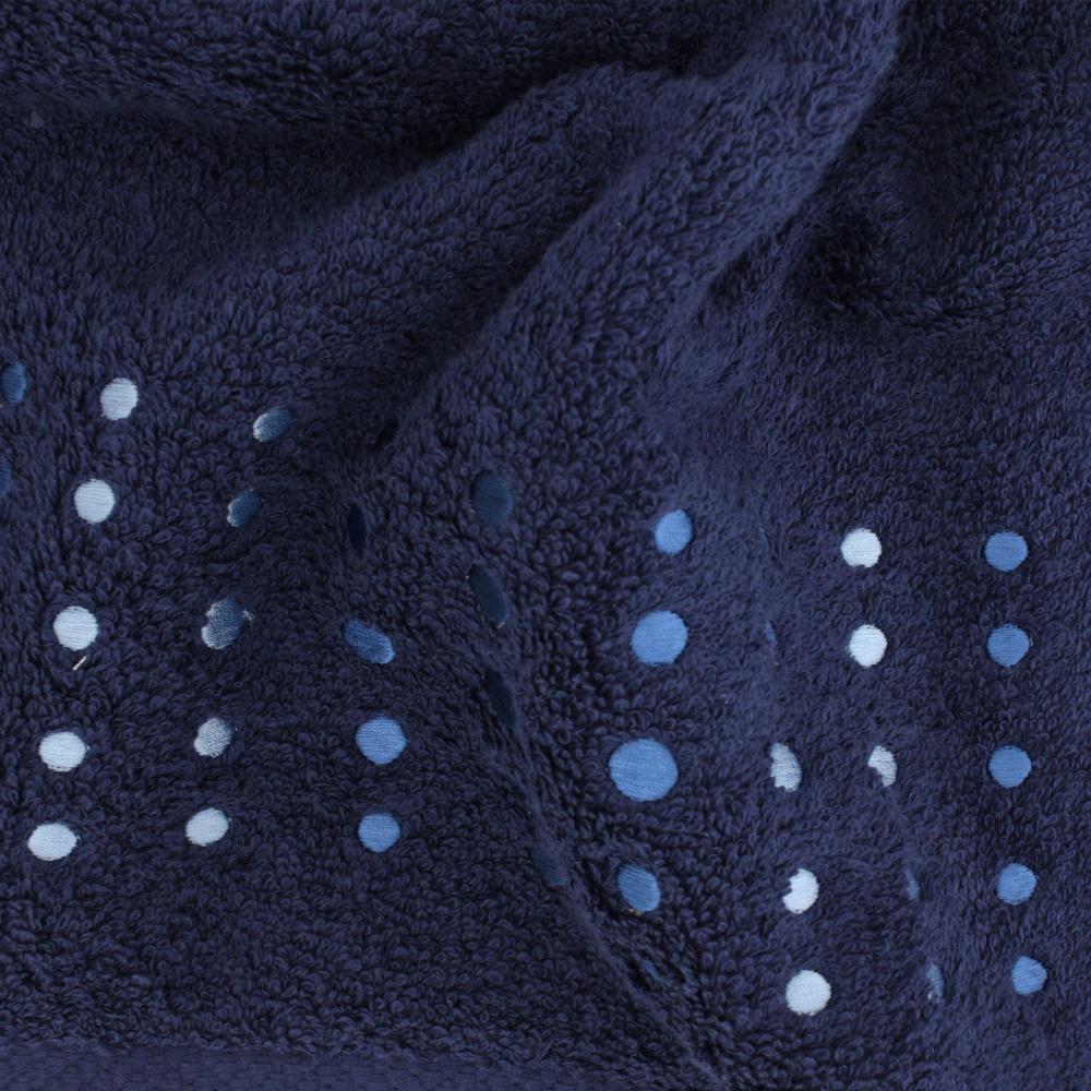 Drap de bain 100x150 cm 100% coton 550 g/m2 PURE POINTS Bleu Marine