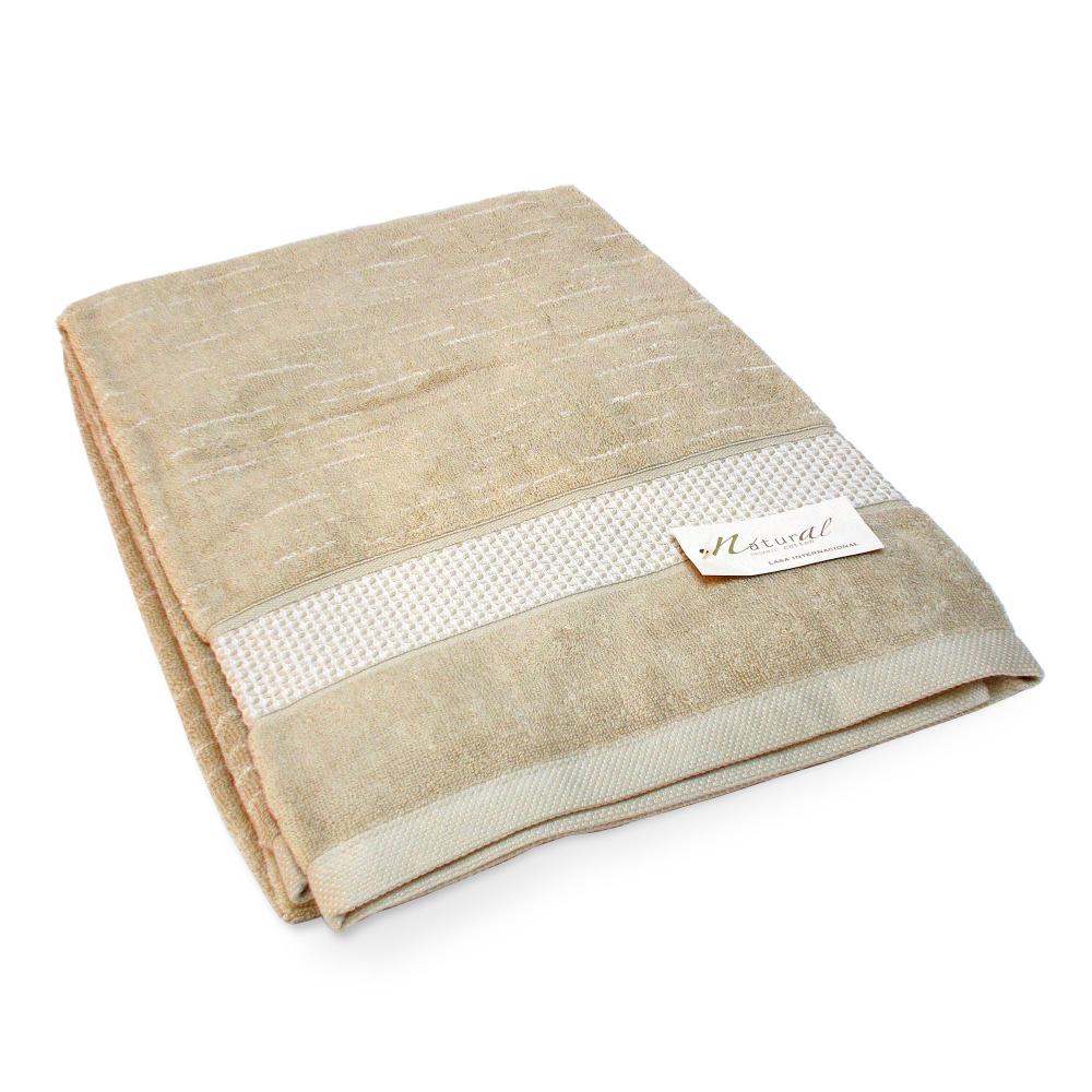 Drap de bain 90x200 cm FICUS Vert 500 g/m2 pur coton issu de l'agriculture biologique