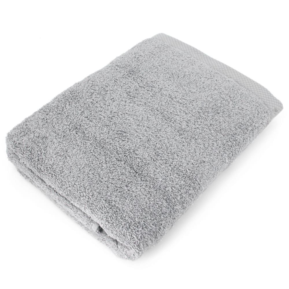 Drap de douche 70x140 cm PURE Argent 550 g/m2