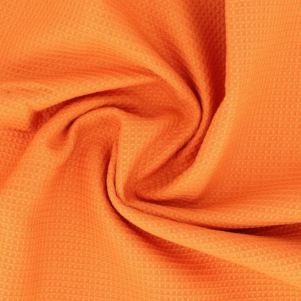 Drap de douche 70x140 cm nid d'abeille PURE WAFFLE 300 g/m² orange butane