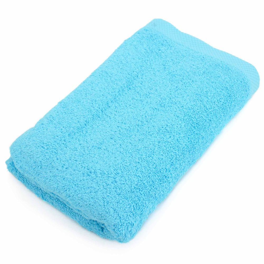 Drap de douche 70x180 cm PURE Bleu Océan 550 g/m2