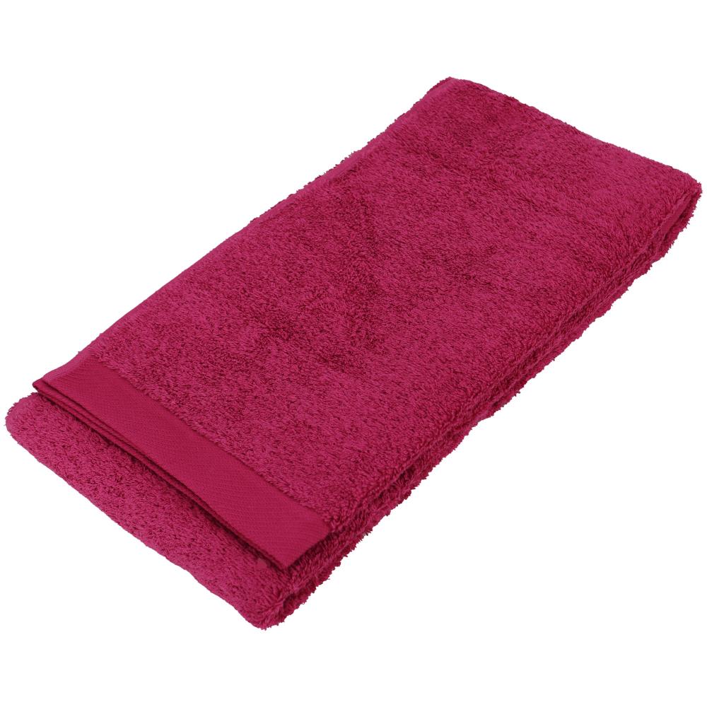 Drap de douche 70x140 cm 100% coton peigné ALBA prune