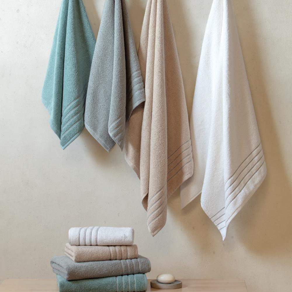 Drap de douche 70x140 cm coton 500 g/m² CHARM bleu Olympique