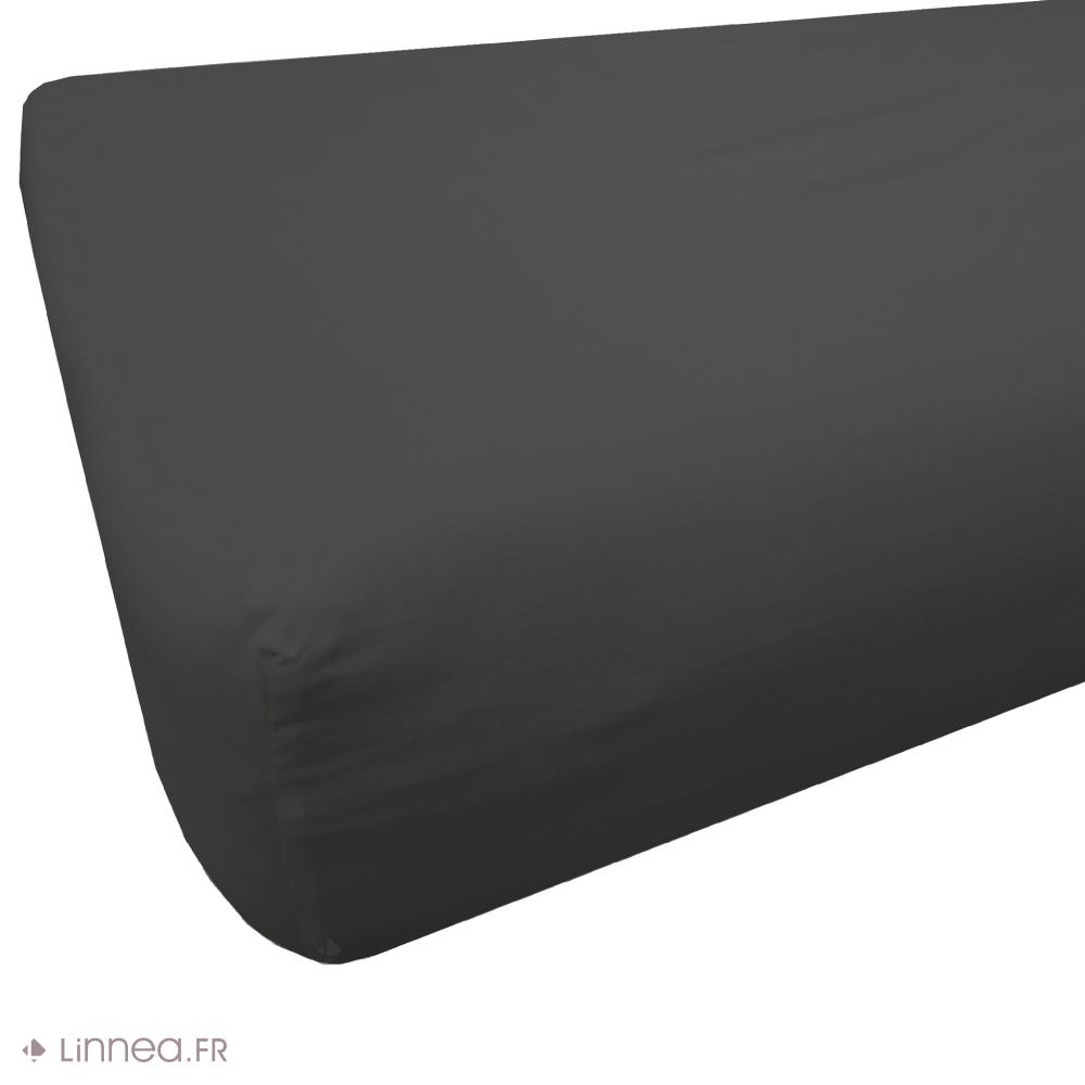Drap housse 90x190 cm polyester microfibre LAGO magnet bonnet 28 cm