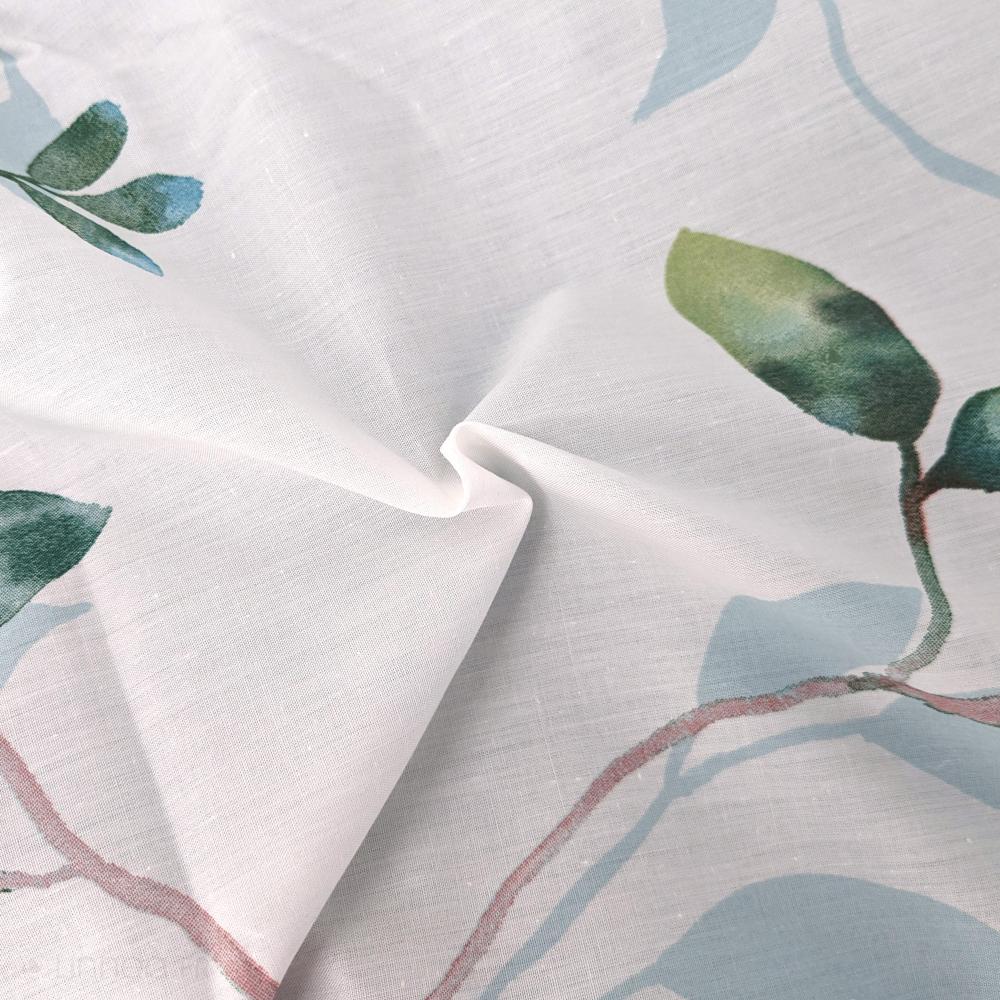 Housse de couette 300x240 cm Percale 100% coton FLANER vert Jade