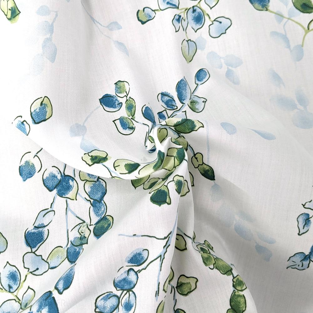 Housse de couette 280x240 cm satin de coton ANGÈLE vert tilleul