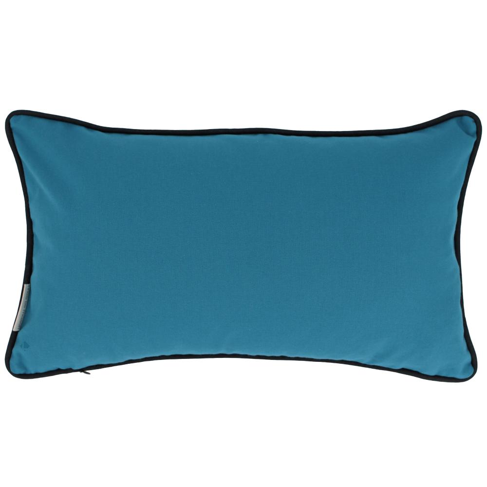 Housse de coussin 30x50 cm MONTSEGUR bleu Prusse