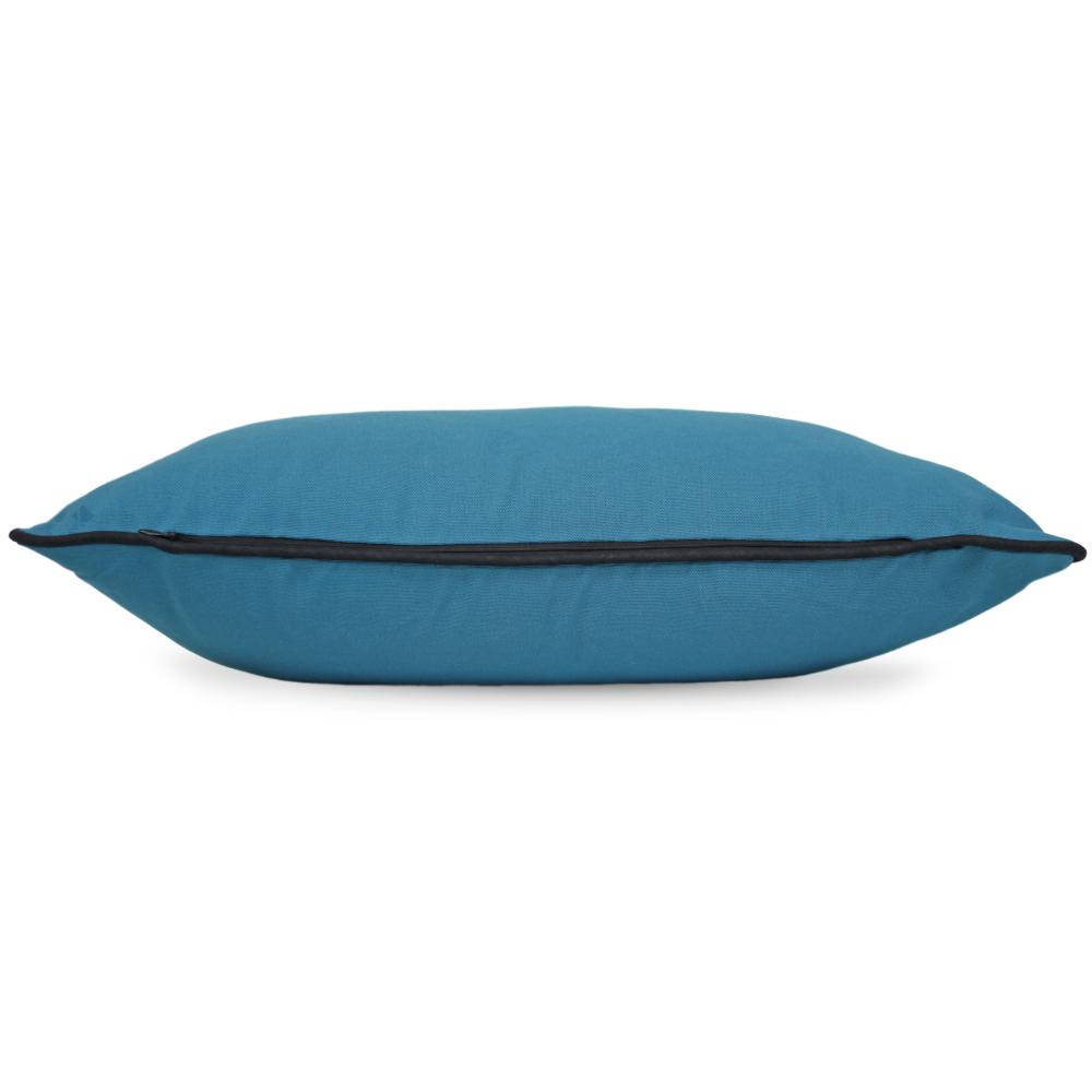 Housse de coussin 30x50 cm MONTSEGUR bleu Prusse