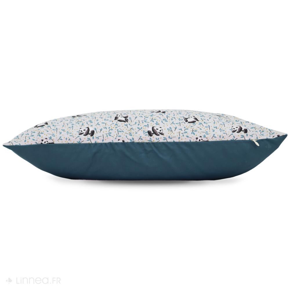 Housse de coussin 40x60 cm TAO gris Perle