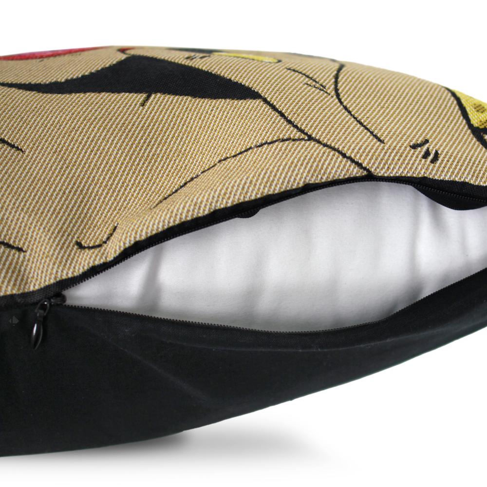 Housse de coussin 45x45 cm RHIANA Jaune