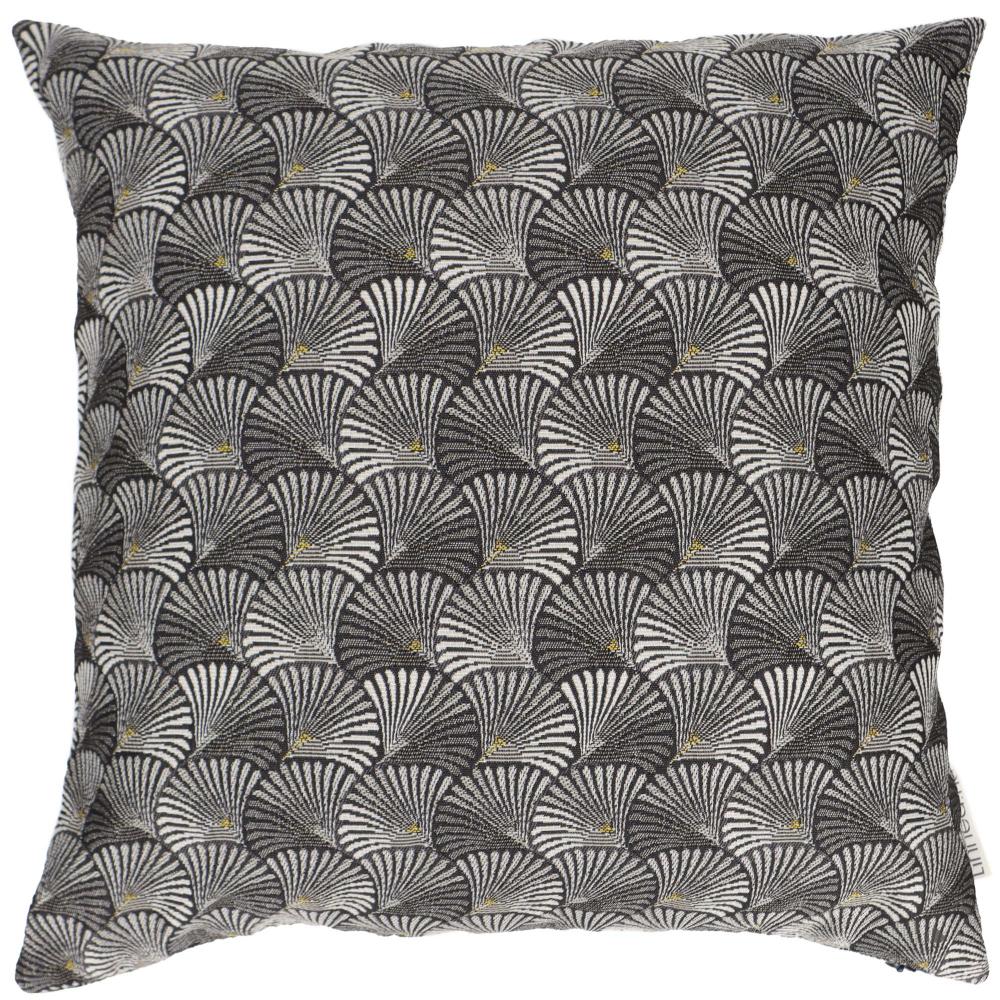 Housse de coussin 45x45 cm SHELL gris Argent