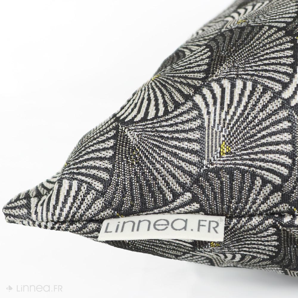 Housse de coussin 45x45 cm SHELL gris Argent