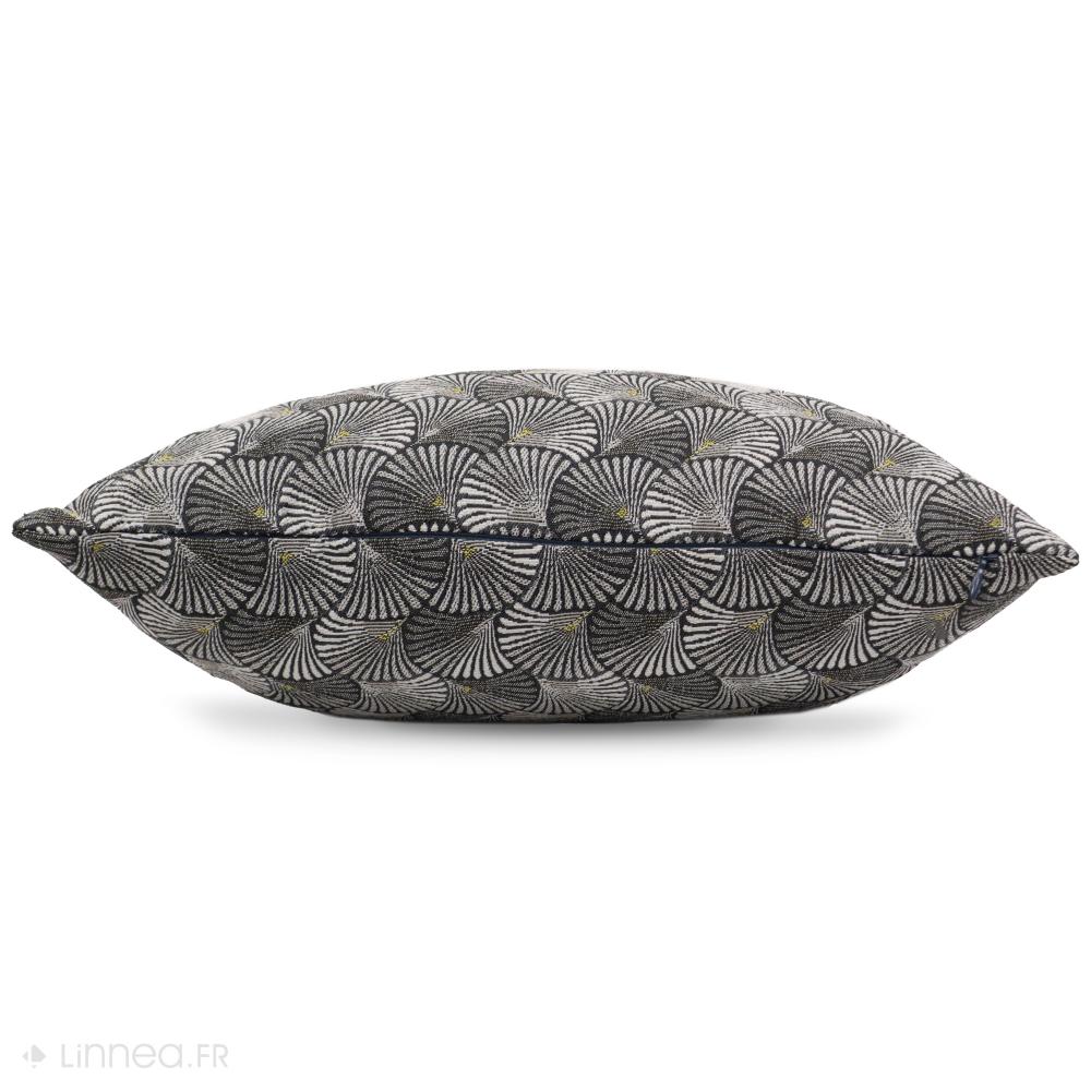 Housse de coussin 45x45 cm SHELL gris Argent