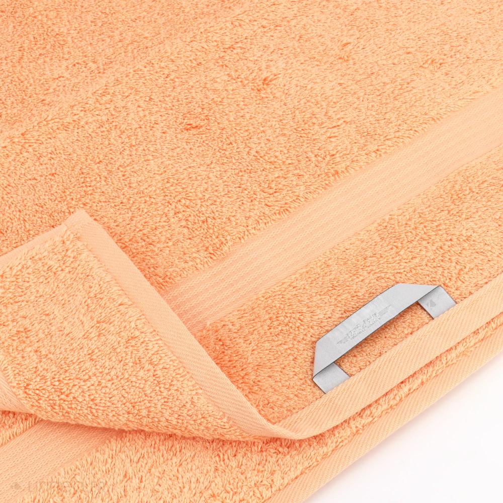 Lot de 2 serviettes invité 30x30 cm LUXOR orange aurore