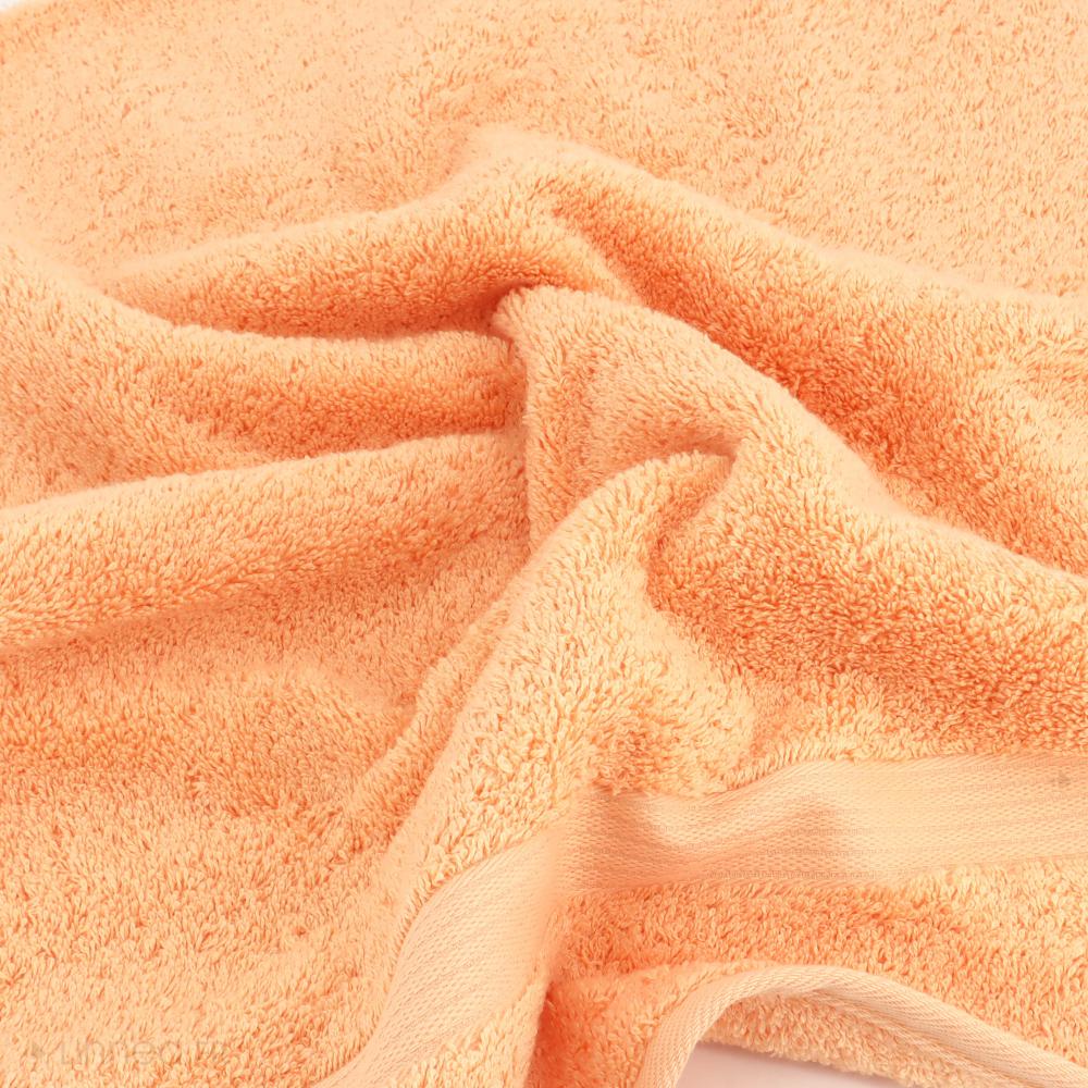 Lot de 2 serviettes invité 30x30 cm LUXOR orange aurore