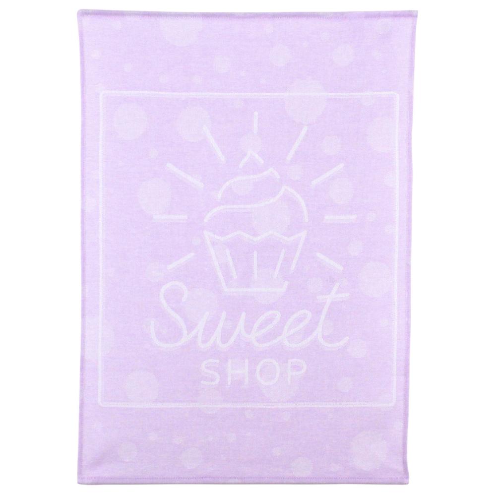 Lot de 2 torchons de cuisine toile 50x70 cm SHOP rose