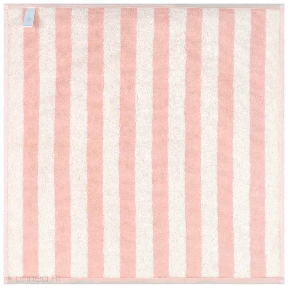 Lot de 2 torchons de cuisine éponge 50x50 cm coton PAT II rose