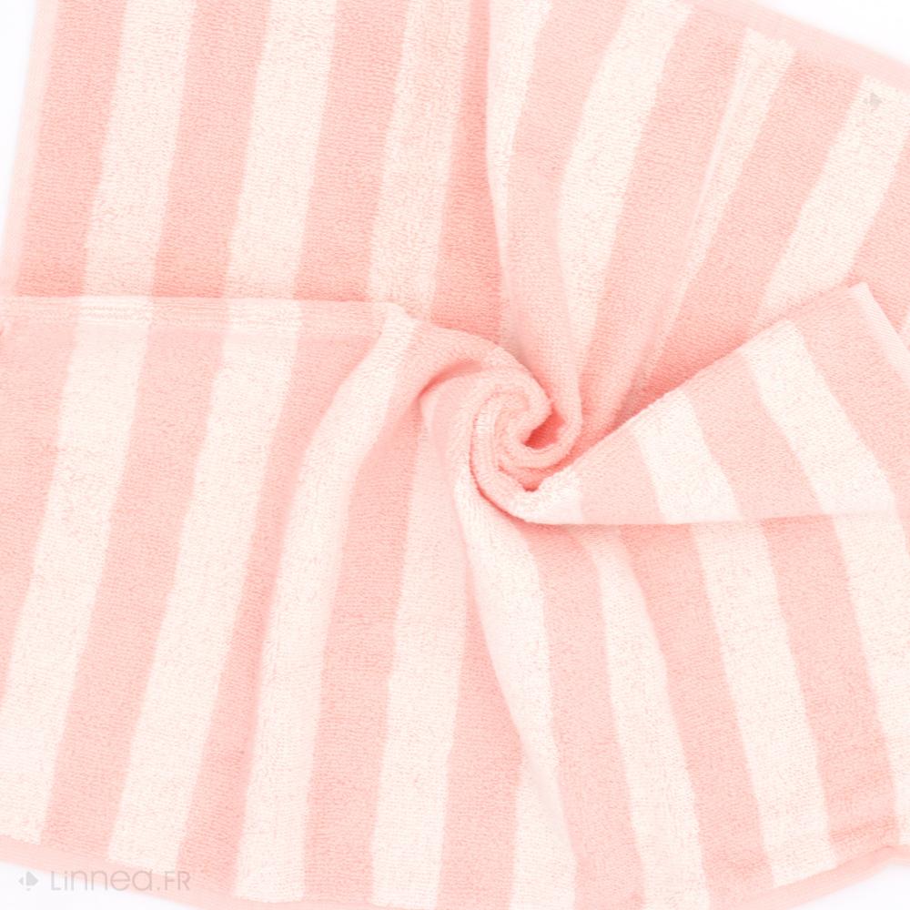 Lot de 2 torchons de cuisine éponge 50x50 cm coton PAT II rose