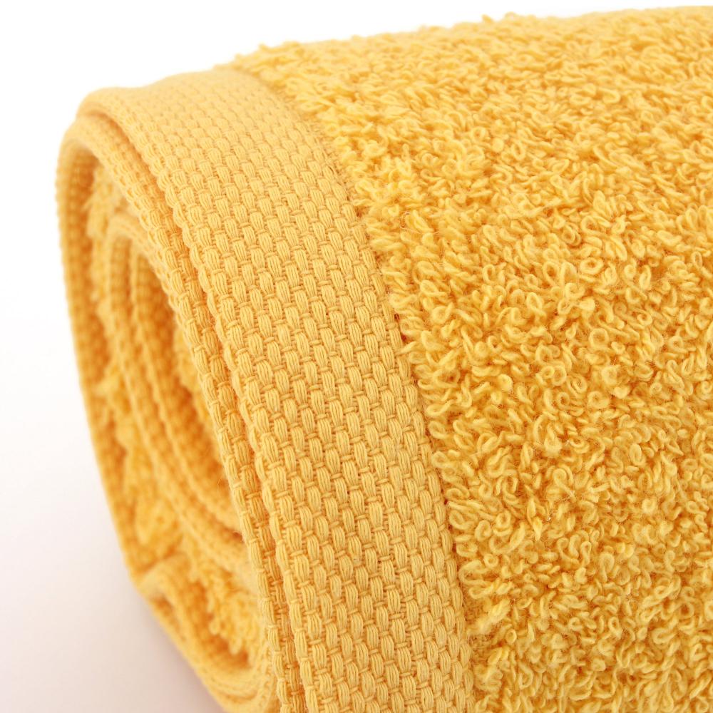 Lot de 6 serviettes invité 30x50 cm ALPHA jaune Or