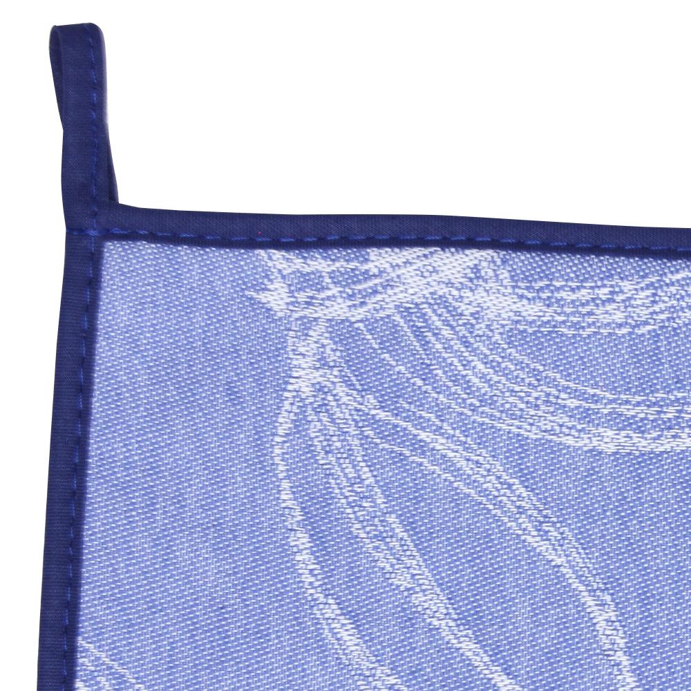 Manique de cuisine 20x20 cm matelassée 100% coton LINE Bleu