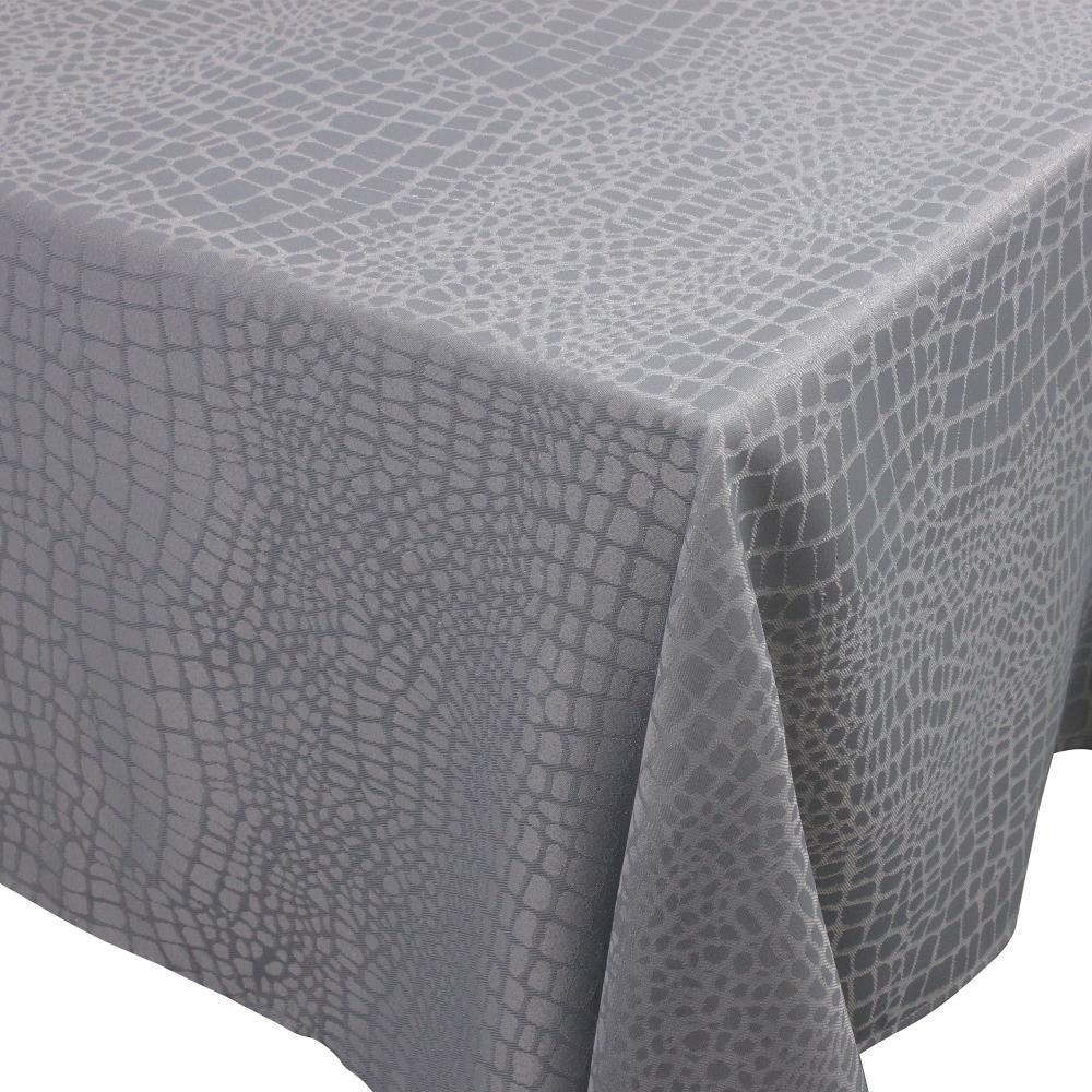 Nappe rectangle 150x250 cm Jacquard 100% polyester LOUNGE perle