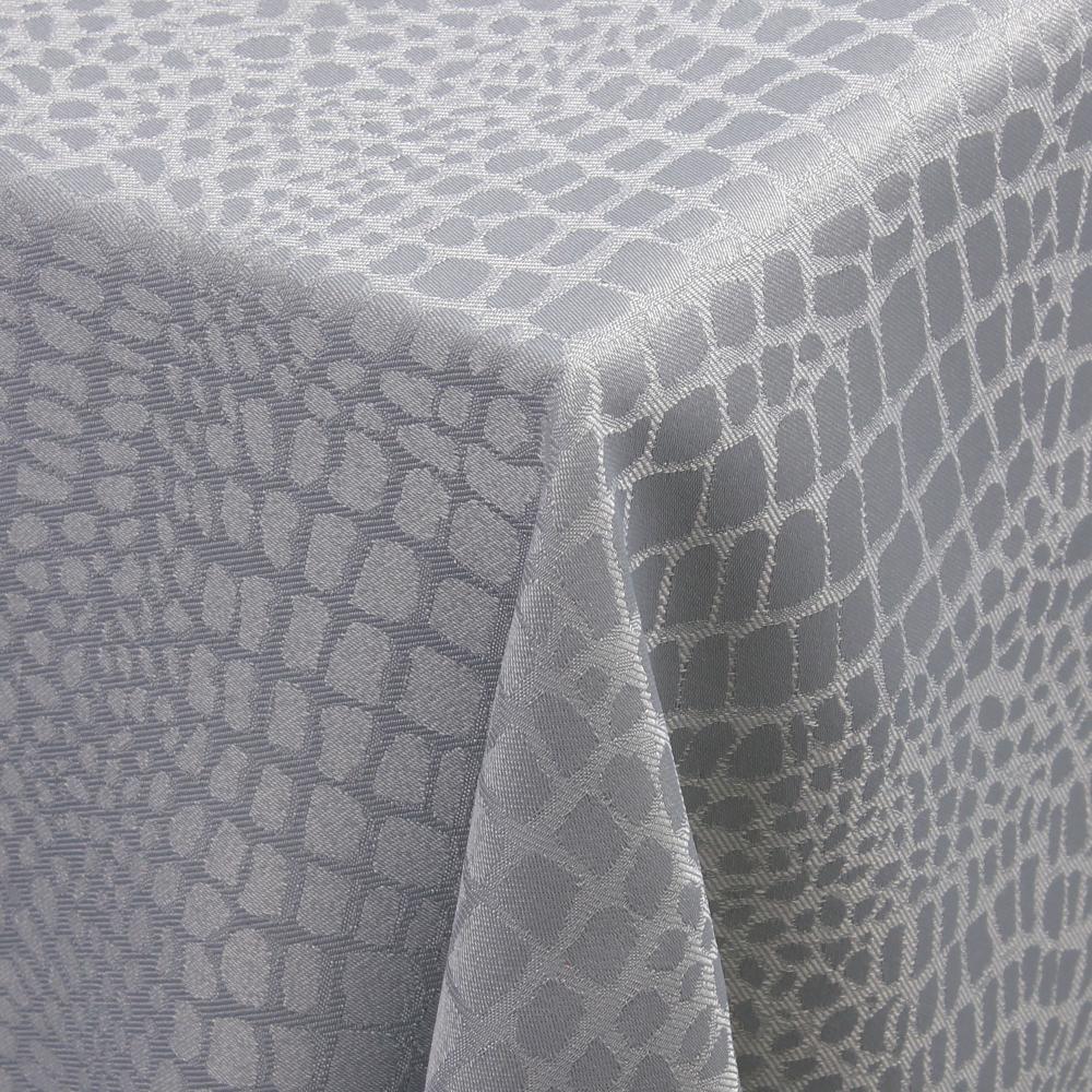 Nappe rectangle 150x250 cm Jacquard 100% polyester LOUNGE perle