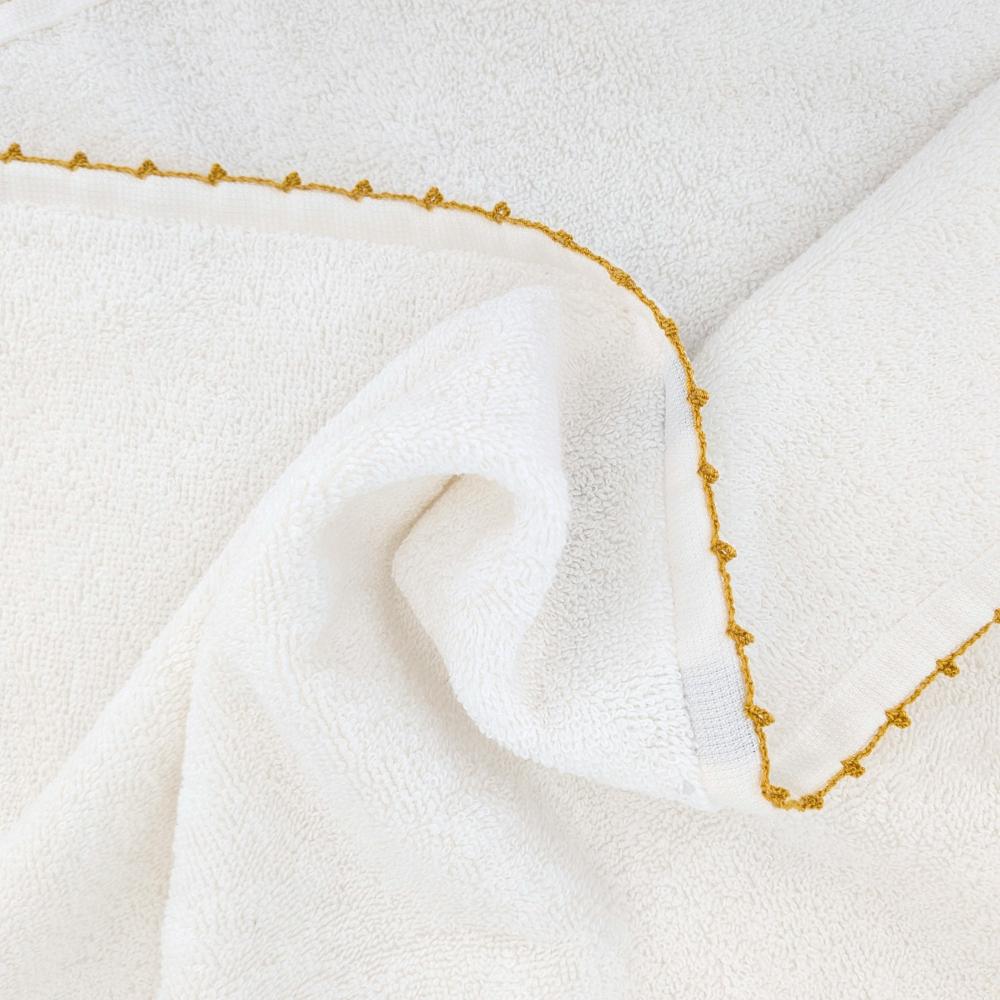 Parure de bain 7 pièces collection ORLA pur coton avec picueta jaune