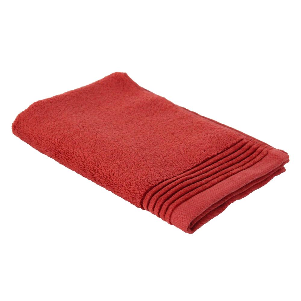 Parure de bain 6 pièces JULIET Rouge Terracota 520 g/m2