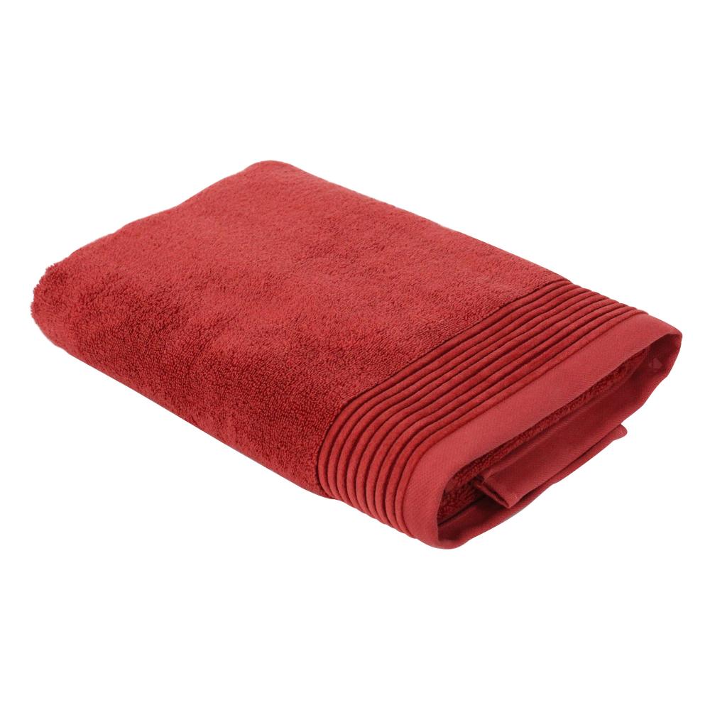 Parure de bain 6 pièces JULIET Rouge Terracota 520 g/m2