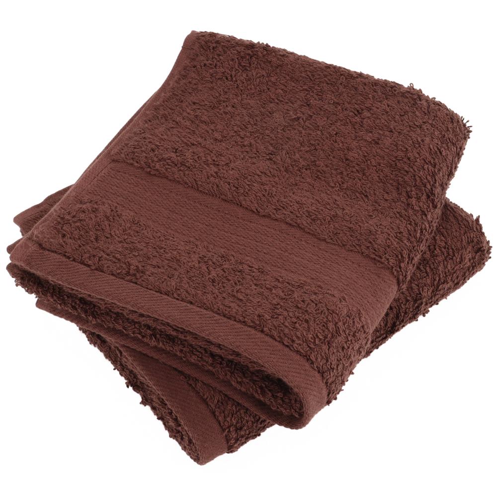 Parure de bain LUXOR 5 pièces marron