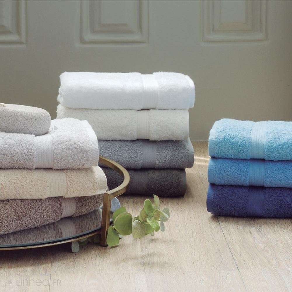 Parure de bain LUXOR 5 pièces marron