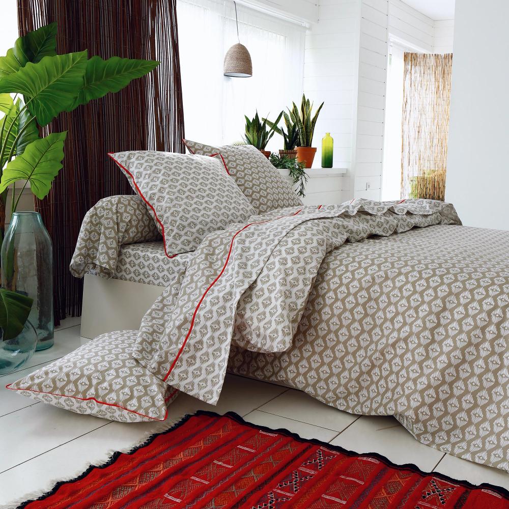 Parure de lit 140x200 cm 100% coton ACAPULCO