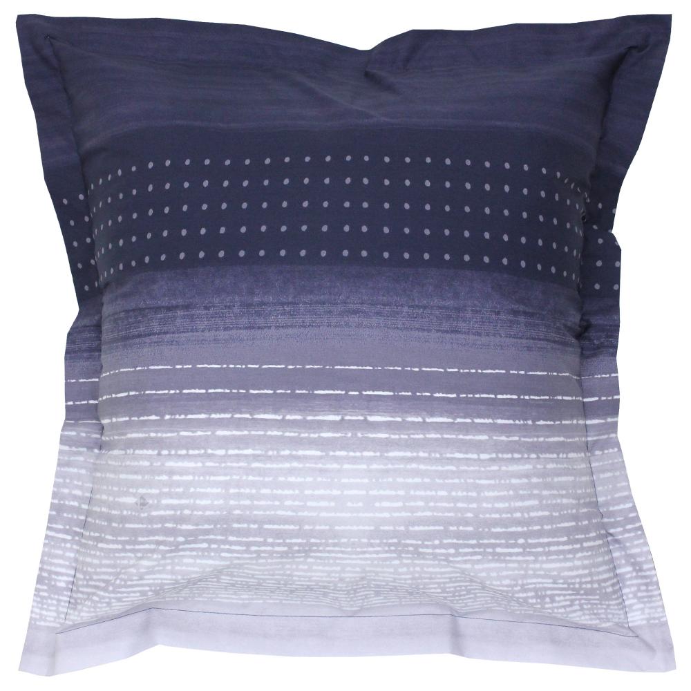 Parure de lit 280x240 cm Percale pur coton JAZZ Bleu