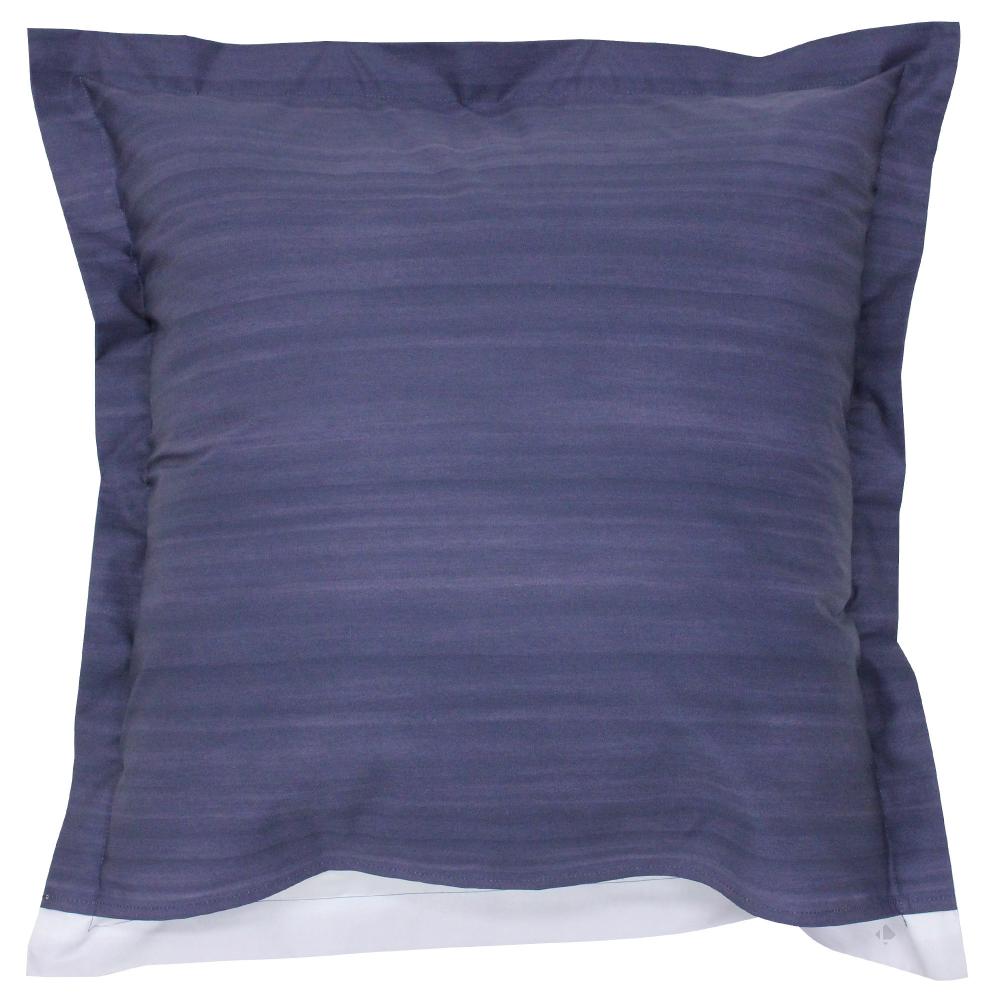 Parure de lit 280x240 cm Percale pur coton JAZZ Bleu