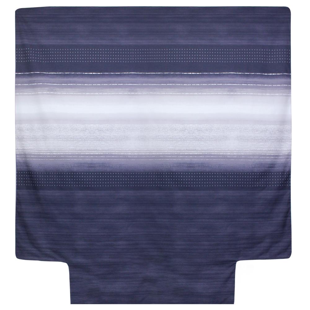 Parure de lit 280x240 cm Percale pur coton JAZZ Bleu