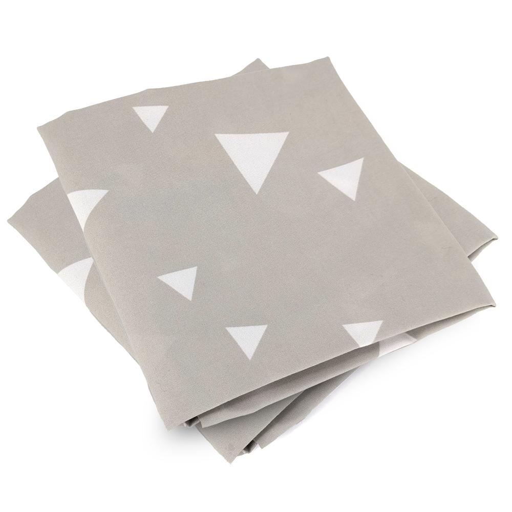 Parure de lit 240x220 cm microfibre PISA gris Perle