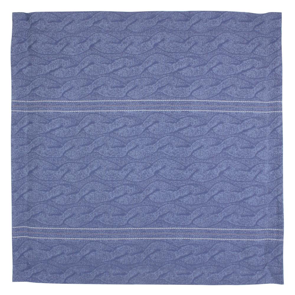 Parure de lit 300x240 cm Satin de coton VENDOME Bleu foncé