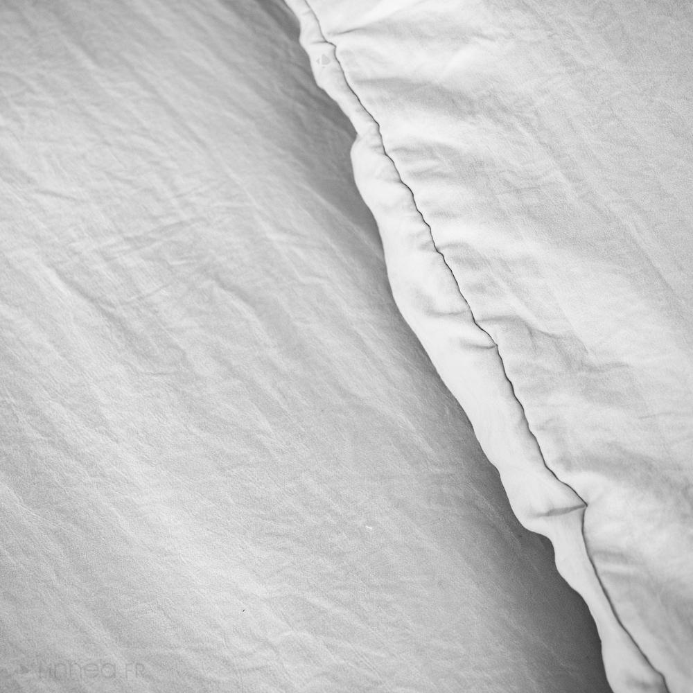 Parure 240x220 cm MILA polyester micro lavée gris perle 3 pièces