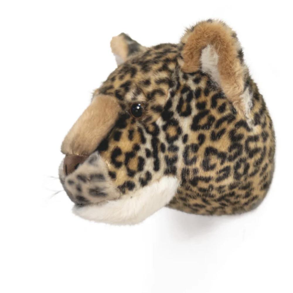 Peluche trophée léopard Charlie en polyester collection Savane