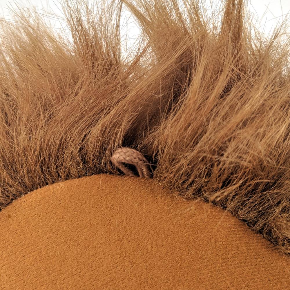 Peluche trophée mini 3 petites têtes collection Safari