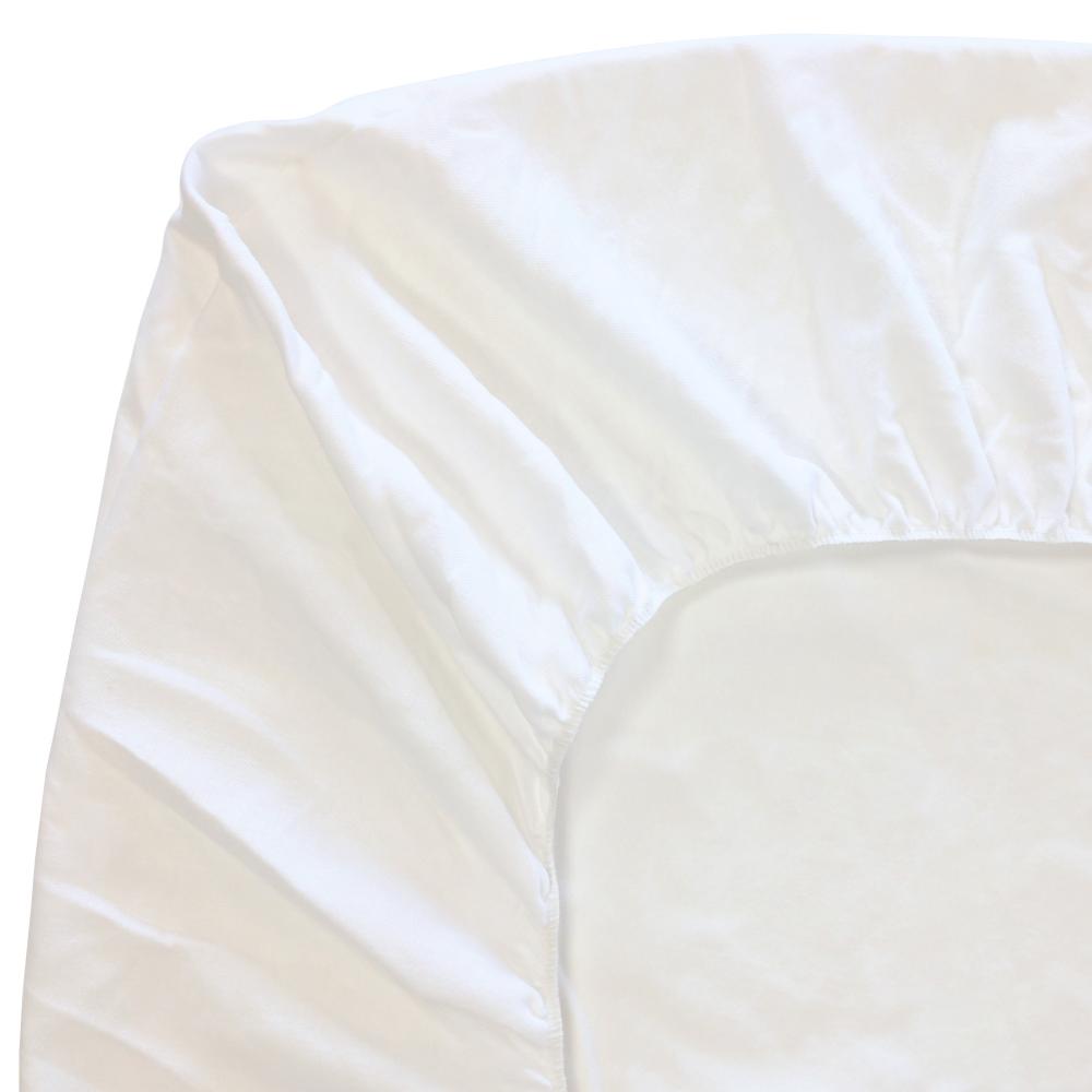 Protège matelas 140x190 cm ACHUA  - Molleton 100% coton 400 g/m2,  bonnet 30cm
