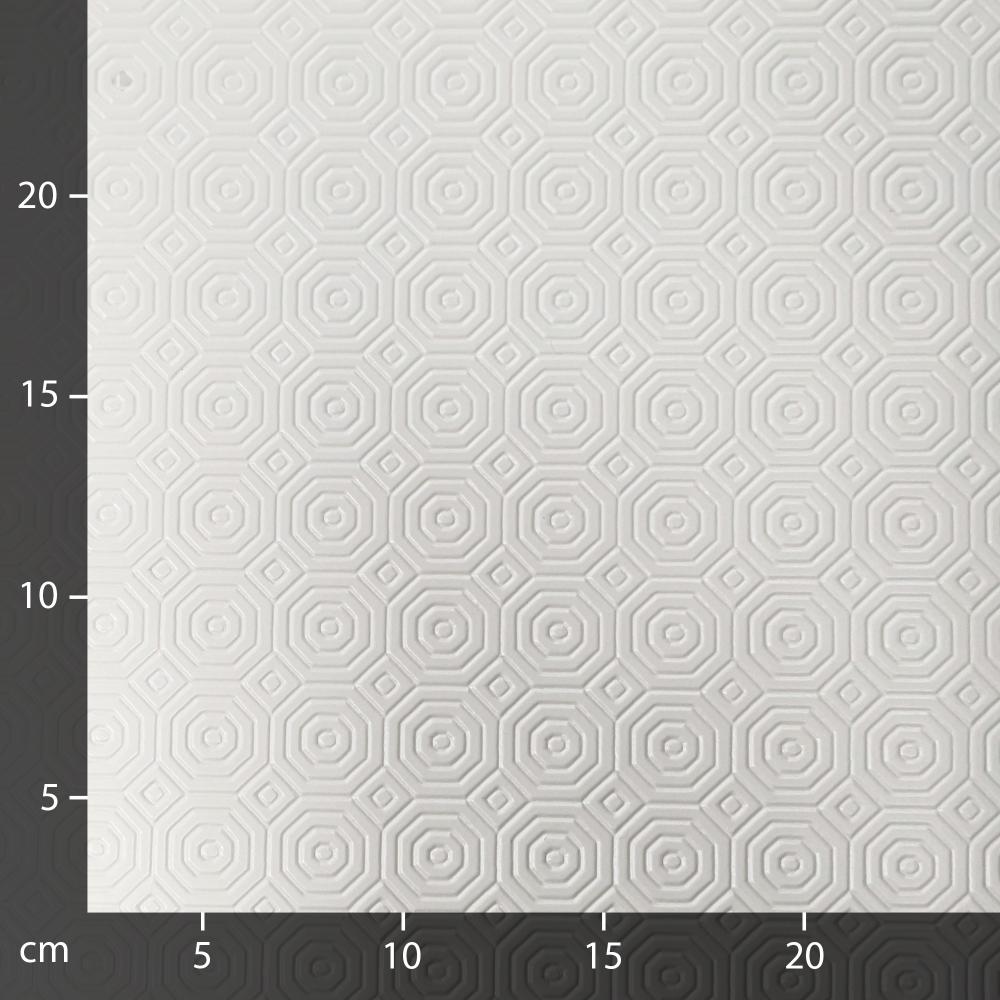 Protège table rectangulaire 140x250 cm COOK en polyester et pvc blanc